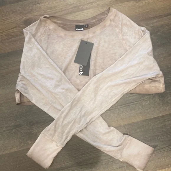 Cropped Brown Mono B Top - Picture 2 of 2